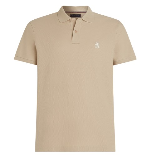 Ανδρικό Polo T-shirt Μπεζ Regular MW0MW33167-RBT Tommy Hilfiger Ανδρικό Polo T-shirt Μπεζ Regular MW0MW33167-RBT Tommy Hilfiger