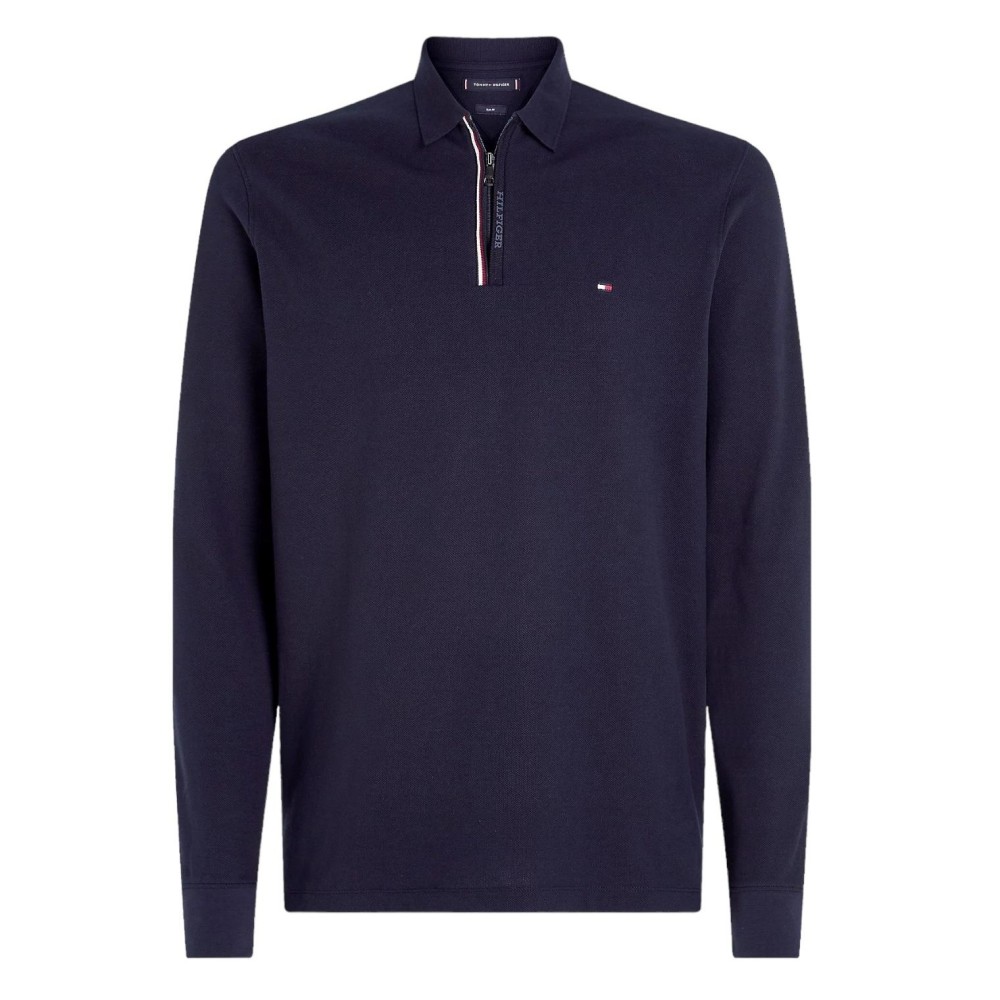TOMMY HILFIGER</br>Ανδρικό Polo T-shirt Μπλε MW0MW33267-DW5 Tommy Hilfiger TOMMY HILFIGER</br>Ανδρικό Polo T-shirt Μπλε MW0MW33267-DW5 Tommy Hilfiger