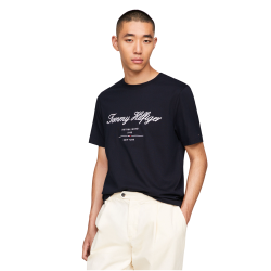 Ανδρικό T-shirt Μπλε Regular MW0MW33691-DW5 Tommy Hilfiger