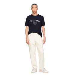 Ανδρικό T-shirt Μπλε Regular MW0MW33691-DW5 Tommy Hilfiger