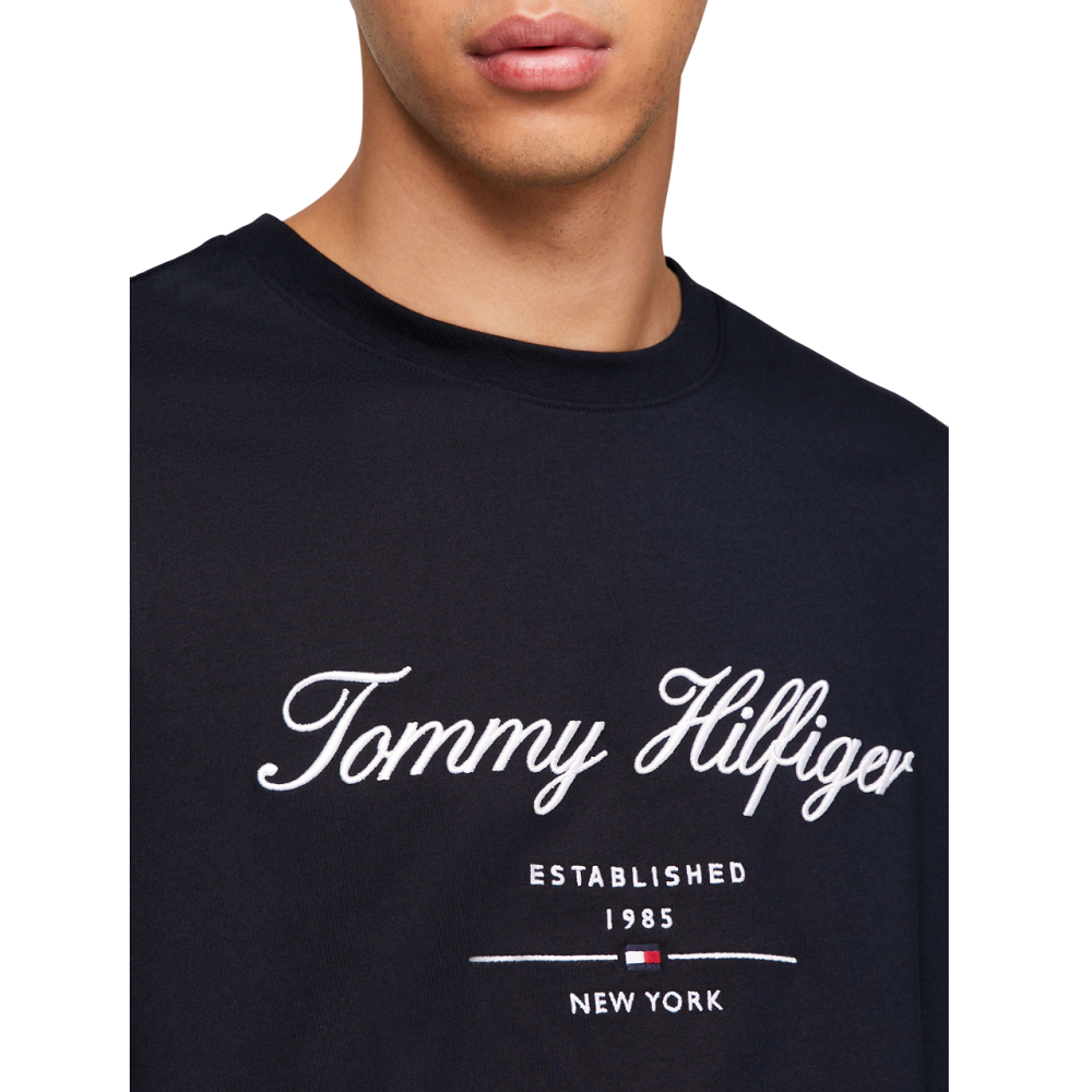 TOMMY HILFIGER</br>Ανδρικό T-shirt Μπλε Regular MW0MW33691-DW5 Tommy Hilfiger TOMMY HILFIGER</br>Ανδρικό T-shirt Μπλε Regular MW0MW33691-DW5 Tommy Hilfiger