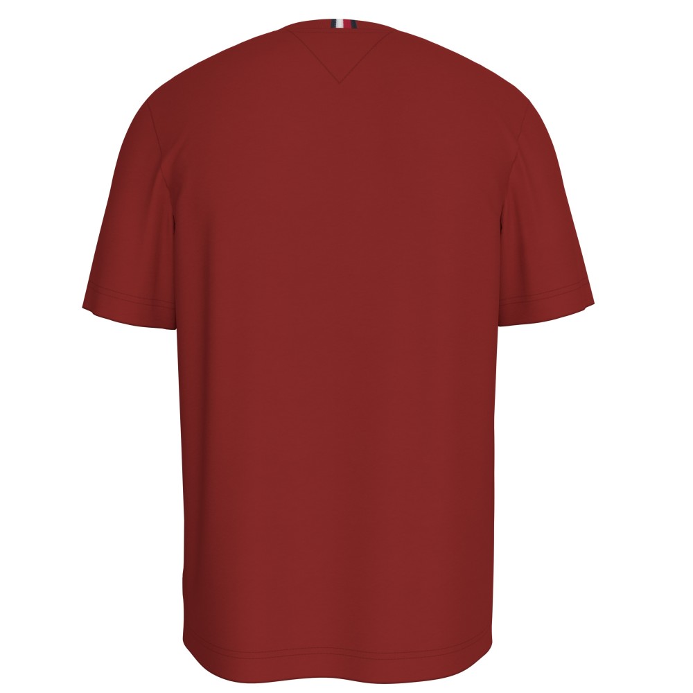 TOMMY HILFIGER</br>Ανδρικό T-shirt Μπορντώ Regular MW0MW33987-XNN Tommy Hilfiger TOMMY HILFIGER</br>Ανδρικό T-shirt Μπορντώ Regular MW0MW33987-XNN Tommy Hilfiger