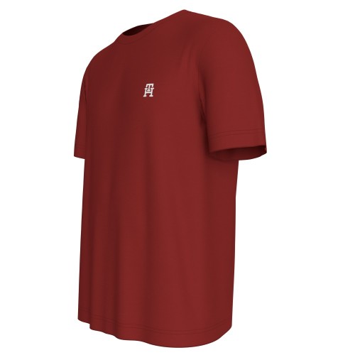 Ανδρικό T-shirt Μπορντώ Regular MW0MW33987-XNN Tommy Hilfiger