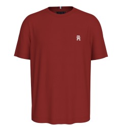 Ανδρικό T-shirt Μπορντώ Regular MW0MW33987-XNN Tommy Hilfiger