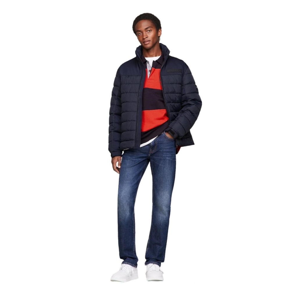 TOMMY HILFIGER</br>Ανδρικό Μπουφάν Αδιάβροχο Μπλε MW0MW34263-DW5 Tommy Hilfiger TOMMY HILFIGER</br>Ανδρικό Μπουφάν Αδιάβροχο Μπλε MW0MW34263-DW5 Tommy Hilfiger