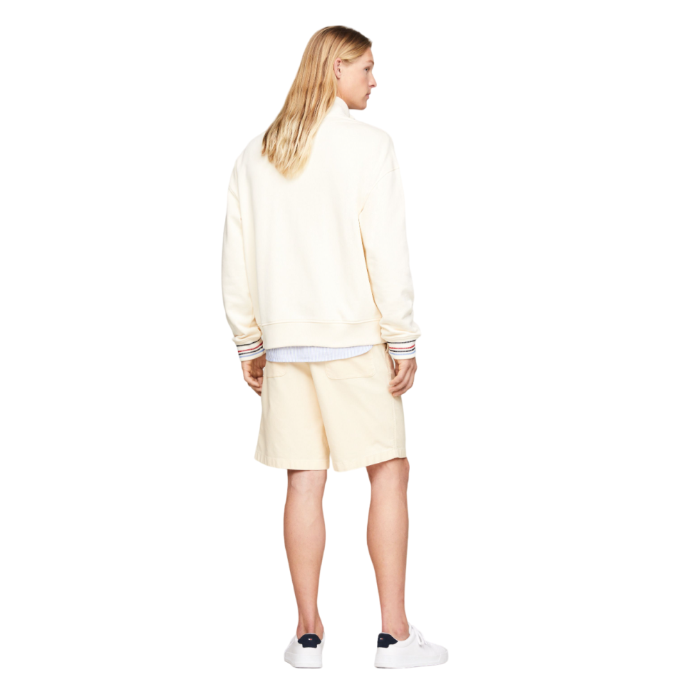 TOMMY HILFIGER</br>Ανδρικό Φούτερ Εκρού MW0MW34412-AEF Tommy Hilfiger TOMMY HILFIGER</br>Ανδρικό Φούτερ Εκρού MW0MW34412-AEF Tommy Hilfiger