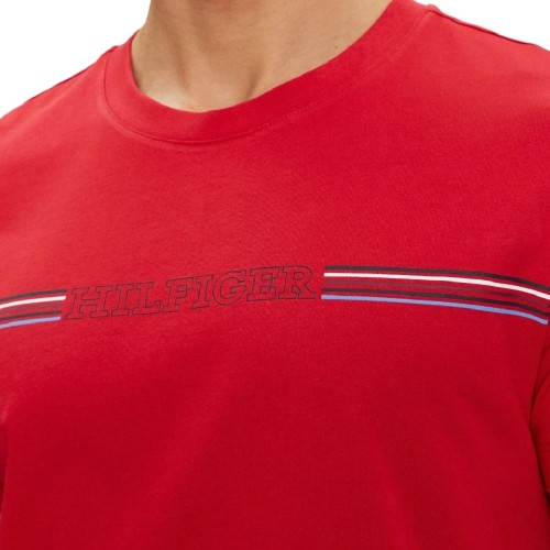 Ανδρικό T-shirt Κόκκινο MW0MW34428-XLG Tommy Hilfiger