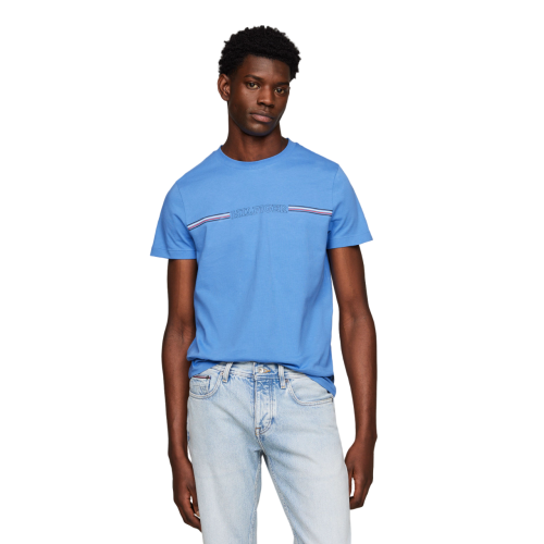 Ανδρικό T-shirt Γαλάζιο MW0MW34428-C30 Tommy Hilfiger