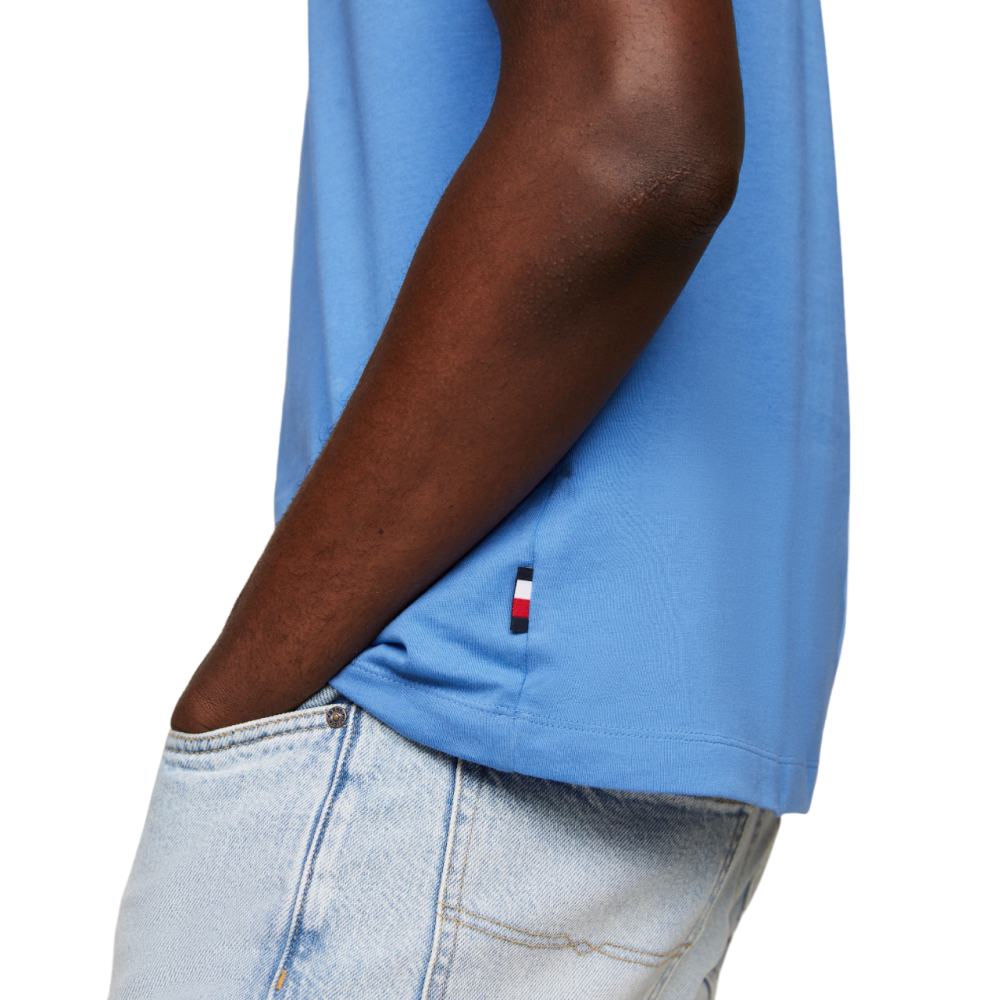 TOMMY HILFIGER</br>Ανδρικό T-shirt Γαλάζιο MW0MW34428-C30 Tommy Hilfiger TOMMY HILFIGER</br>Ανδρικό T-shirt Γαλάζιο MW0MW34428-C30 Tommy Hilfiger