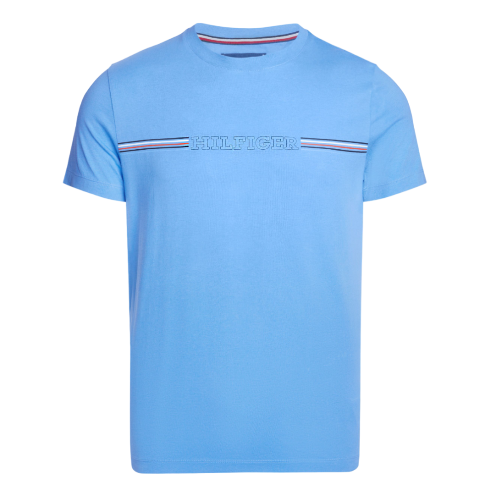 TOMMY HILFIGER</br>Ανδρικό T-shirt Γαλάζιο MW0MW34428-C30 Tommy Hilfiger TOMMY HILFIGER</br>Ανδρικό T-shirt Γαλάζιο MW0MW34428-C30 Tommy Hilfiger