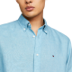 TOMMY HILFIGER</br>Ανδρικό Πουκάμισο Γαλάζιο Λινό Regular MW0MW34602-CYW Tommy Hilfiger TOMMY HILFIGER</br>Ανδρικό Πουκάμισο Γαλάζιο Λινό Regular MW0MW34602-CYW Tommy Hilfiger