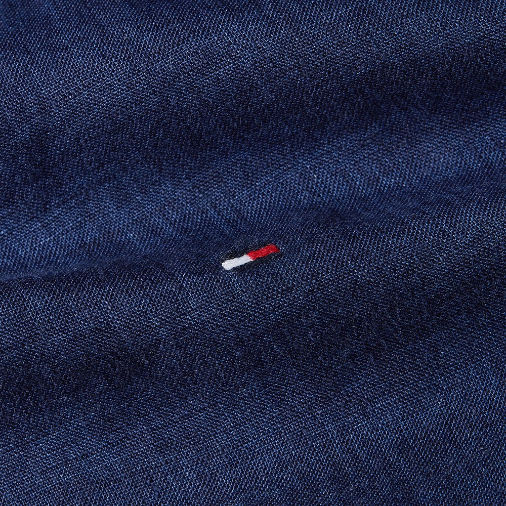 TOMMY HILFIGER</br>Ανδρικό Πουκάμισο Μπλε Λινό Regular MW0MW34602-DCC Tommy Hilfiger TOMMY HILFIGER</br>Ανδρικό Πουκάμισο Μπλε Λινό Regular MW0MW34602-DCC Tommy Hilfiger