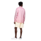 TOMMY HILFIGER</br>Ανδρικό Πουκάμισο Ροζ Λινό Regular MW0MW34602-TJS Tommy Hilfiger