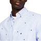 TOMMY HILFIGER</br>Ανδρικό Πουκάμισο Γαλάζιο Ριγέ Regular MW0MW34608-0A5 Tommy Hilfiger