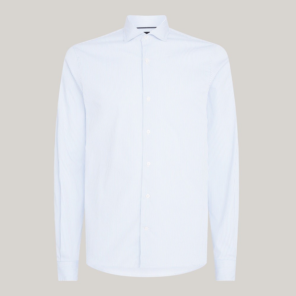 TOMMY HILFIGER</br>Ανδρικό Πουκάμισο Σιέλ Slim MW0MW34635-C14 Tommy Hilfiger TOMMY HILFIGER</br>Ανδρικό Πουκάμισο Σιέλ Slim MW0MW34635-C14 Tommy Hilfiger