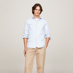 Ανδρικό Πουκάμισο Σιέλ Slim MW0MW34635-C14 Tommy Hilfiger