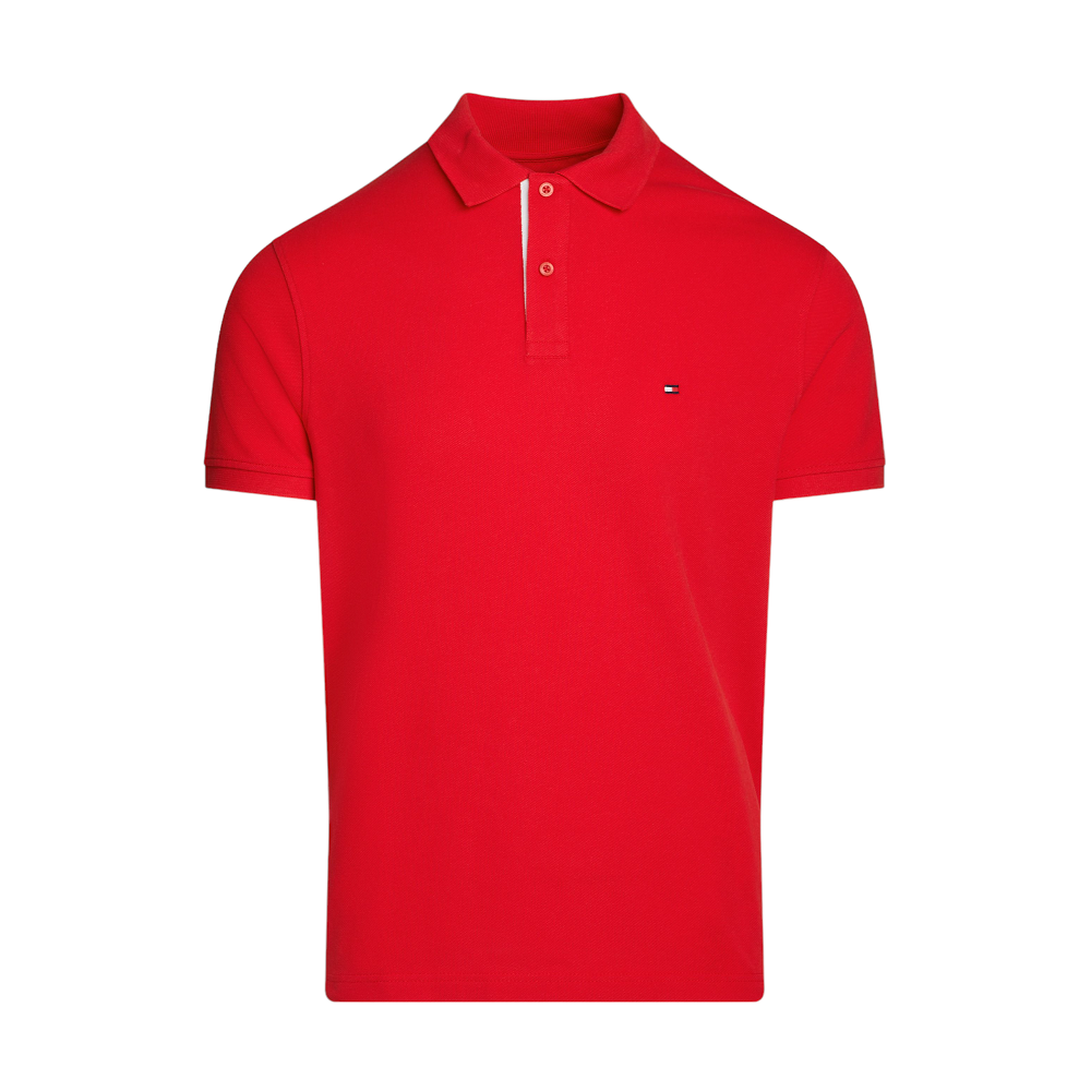 TOMMY HILFIGER</br>Ανδρικό Polo T-shirt Κόκκινο MW0MW34753-XLG Tommy Hilfiger TOMMY HILFIGER</br>Ανδρικό Polo T-shirt Κόκκινο MW0MW34753-XLG Tommy Hilfiger