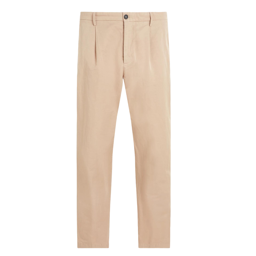 TOMMY HILFIGER</br>Ανδρικό Παντελόνι Μπεζ Greenwich Chino Wide Tapered MW0MW34895-AEG Tommy Hilfiger TOMMY HILFIGER</br>Ανδρικό Παντελόνι Μπεζ Greenwich Chino Wide Tapered MW0MW34895-AEG Tommy Hilfiger