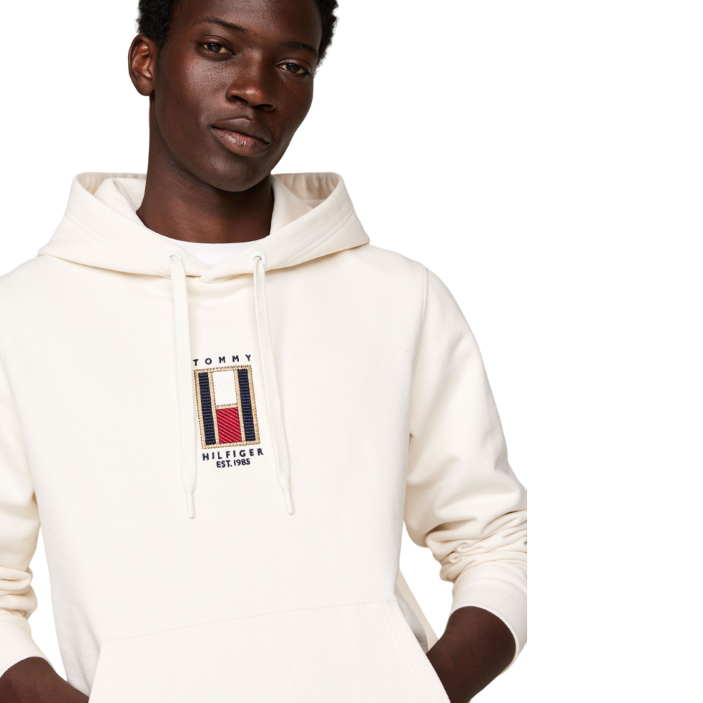TOMMY HILFIGER</br>Ανδρικό Φούτερ Hoody Εκρού MW0MW35525-Z00 Tommy Hilfiger TOMMY HILFIGER</br>Ανδρικό Φούτερ Hoody Εκρού MW0MW35525-Z00 Tommy Hilfiger