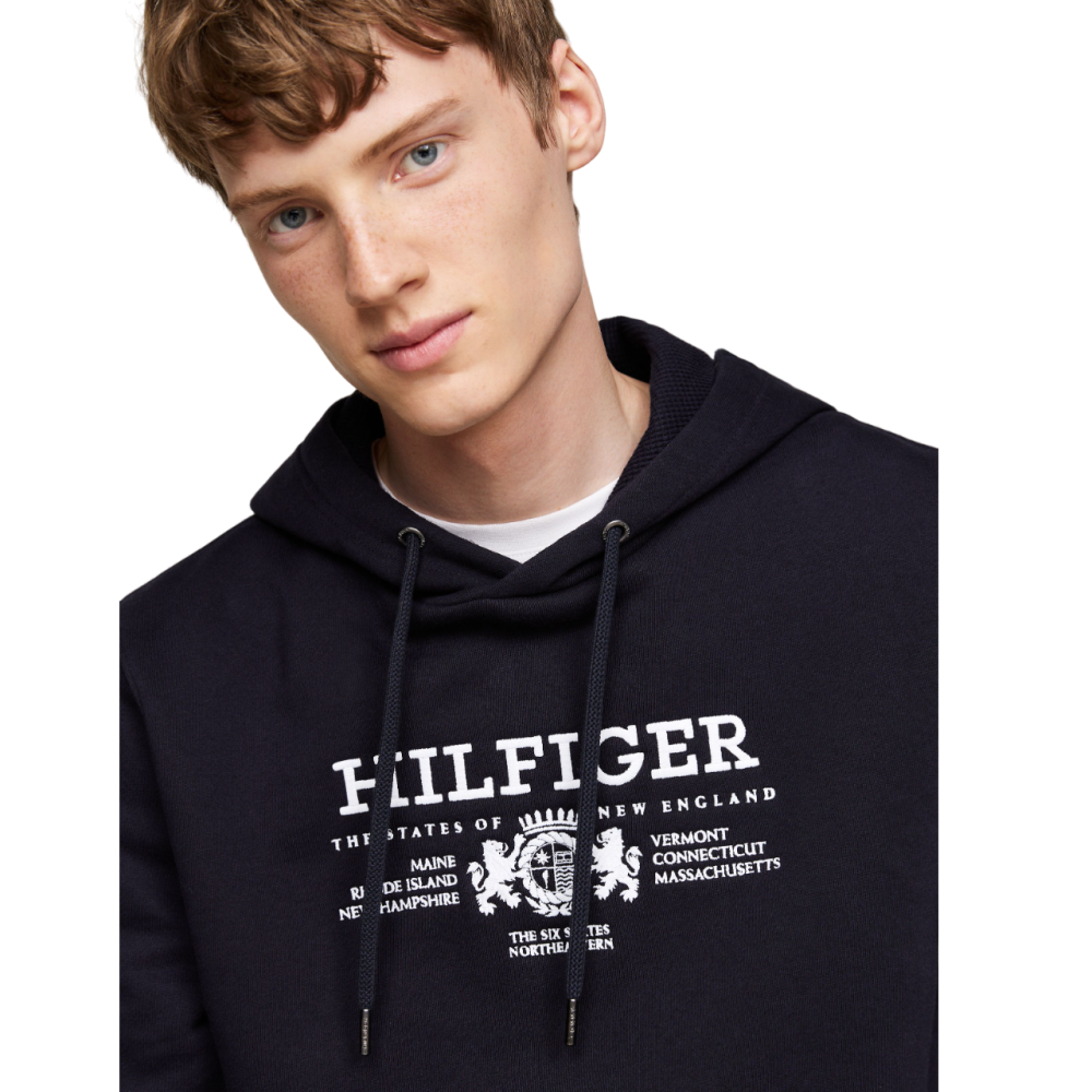 TOMMY HILFIGER</br>Ανδρικό Φούτερ Hoody Μπλε MW0MW35527-DW5 Tommy Hilfiger TOMMY HILFIGER</br>Ανδρικό Φούτερ Hoody Μπλε MW0MW35527-DW5 Tommy Hilfiger