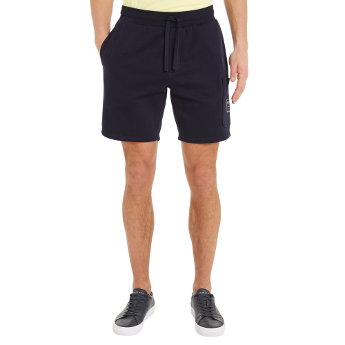 Ανδρική Βερμούδα Μπλε Patch Pocket Sweatshort MW0MW36145-DW5 Tommy Hilfiger