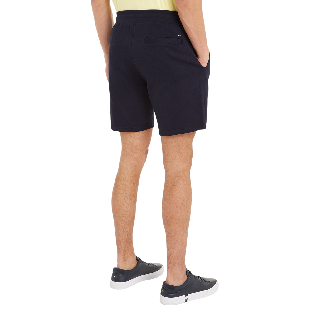 TOMMY HILFIGER</br>Ανδρική Βερμούδα Μπλε Patch Pocket Sweatshort MW0MW36145-DW5 Tommy Hilfiger