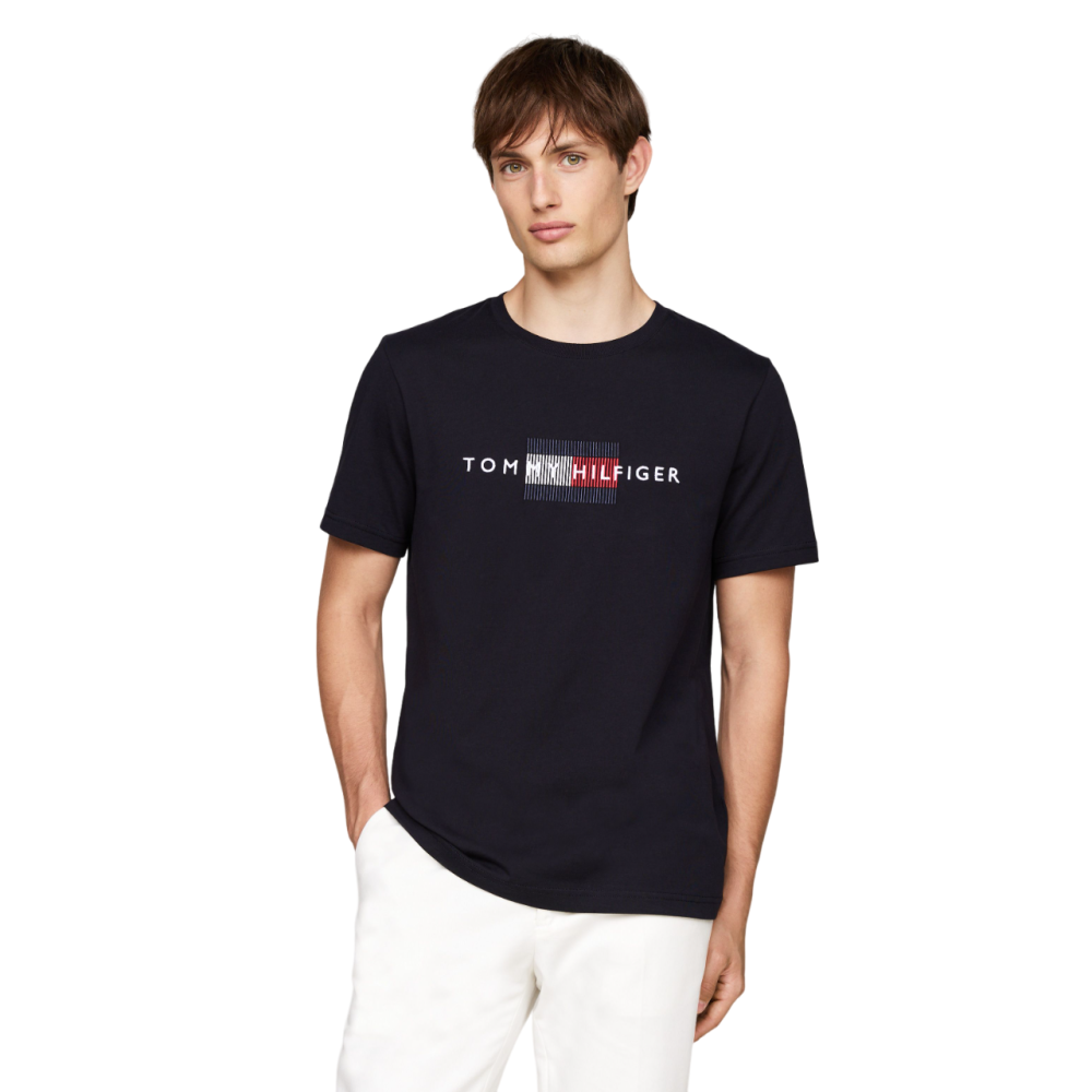 TOMMY HILFIGER</br>Ανδρικό T-shirt Μπλε Regular MW0MW36455-DW5 Tommy Hilfiger TOMMY HILFIGER</br>Ανδρικό T-shirt Μπλε Regular MW0MW36455-DW5 Tommy Hilfiger