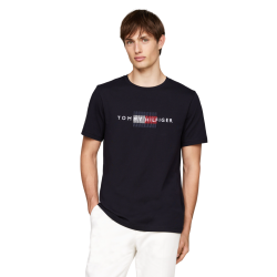 Ανδρικό T-shirt Μπλε Regular MW0MW36455-DW5 Tommy Hilfiger