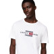 TOMMY HILFIGER</br>Ανδρικό T-shirt Λευκό Regular MW0MW36455-YBR Tommy Hilfiger TOMMY HILFIGER</br>Ανδρικό T-shirt Λευκό Regular MW0MW36455-YBR Tommy Hilfiger