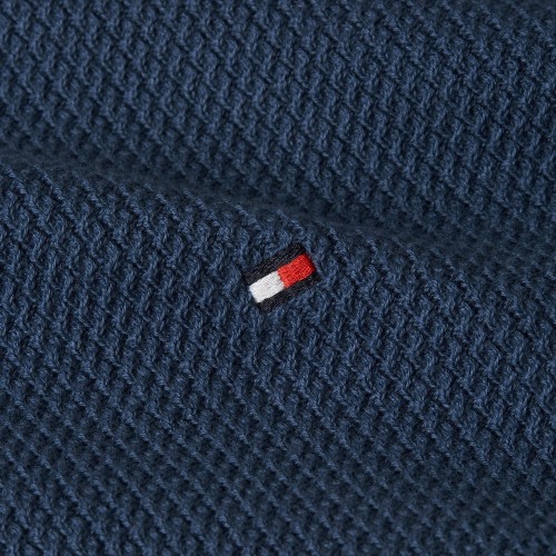 Ανδρικό Πουλόβερ Γαλάζιο Structure Crewneck Cotton Regular MW0MW36525-CBZ Tommy Hilfiger