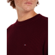 TOMMY HILFIGER</br>Ανδρικό Πουλόβερ Μπορντώ Structure Crewneck Cotton Regular MW0MW36525-VLP Tommy Hilfiger TOMMY HILFIGER</br>Ανδρικό Πουλόβερ Μπορντώ Structure Crewneck Cotton Regular MW0MW36525-VLP Tommy Hilfiger