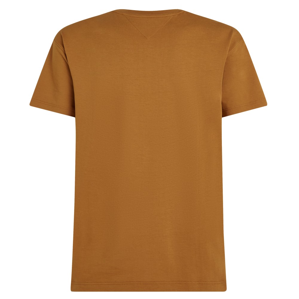 TOMMY HILFIGER</br>Ανδρικό T-shirt Κάμελ Relaxed MW0MW36562-HJW Tommy Hilfiger TOMMY HILFIGER</br>Ανδρικό T-shirt Κάμελ Relaxed MW0MW36562-HJW Tommy Hilfiger