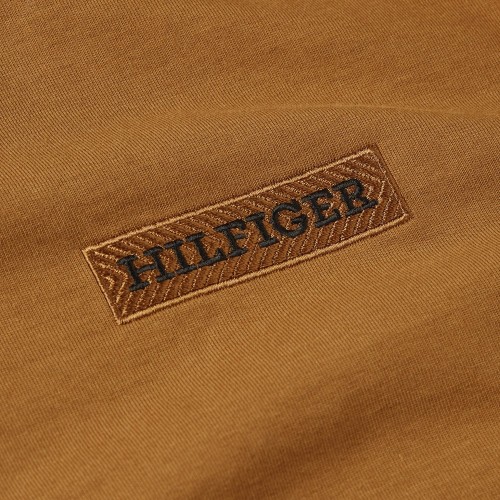 Ανδρικό T-shirt Κάμελ Relaxed MW0MW36562-HJW Tommy Hilfiger