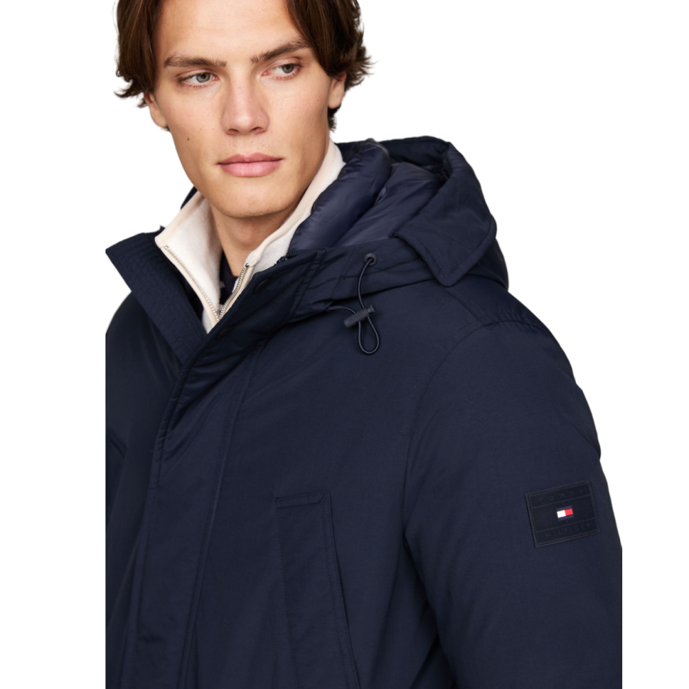TOMMY HILFIGER</br>Ανδρικό Μπουφάν Παρκά Αδιάβροχο Μπλε Rockie Down Parka MW0MW36595-DW5 Tommy Hilfiger TOMMY HILFIGER</br>Ανδρικό Μπουφάν Παρκά Αδιάβροχο Μπλε Rockie Down Parka MW0MW36595-DW5 Tommy Hilfiger
