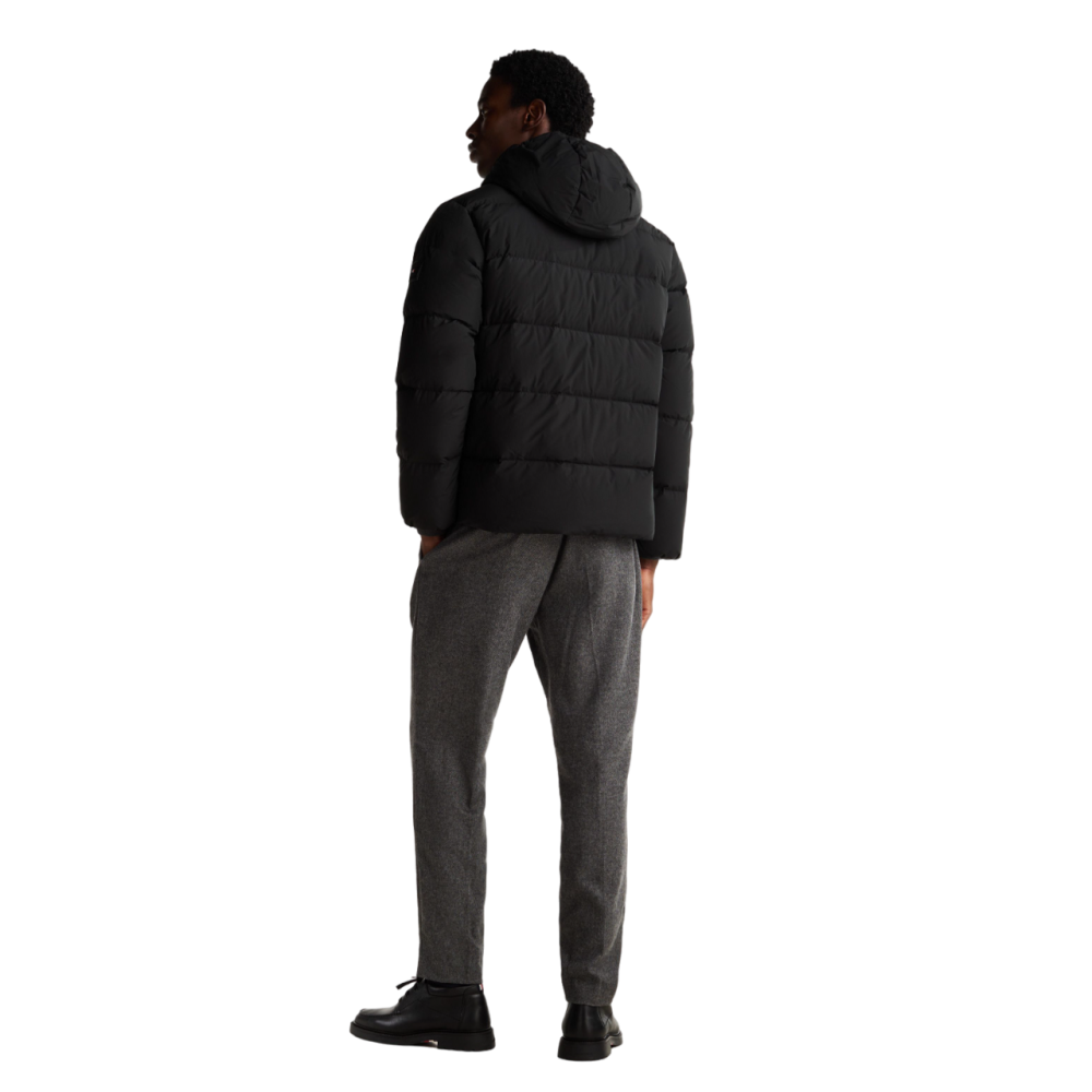 TOMMY HILFIGER</br>Ανδρικό Μπουφάν Αδιάβροχο Μαύρο Down Hooded Puffer Jacket MW0MW36599-BDS Tommy Hilfiger TOMMY HILFIGER</br>Ανδρικό Μπουφάν Αδιάβροχο Μαύρο Down Hooded Puffer Jacket MW0MW36599-BDS Tommy Hilfiger