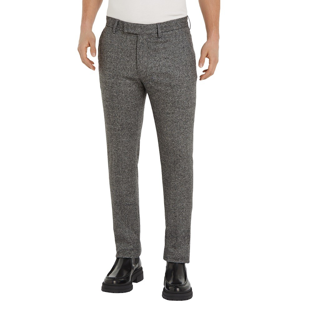 TOMMY HILFIGER</br>Ανδρικό Παντελόνι Γκρι Denton Brushed Donegal Wool Chino Straight MW0MW36699-P01 Tommy Hilfiger TOMMY HILFIGER</br>Ανδρικό Παντελόνι Γκρι Denton Brushed Donegal Wool Chino Straight MW0MW36699-P01 Tommy Hilfiger