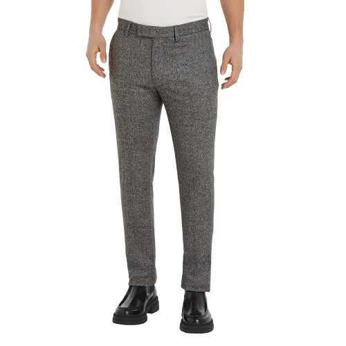 Ανδρικό Παντελόνι Γκρι Denton Brushed Donegal Wool Chino Straight MW0MW36699-P01 Tommy Hilfiger