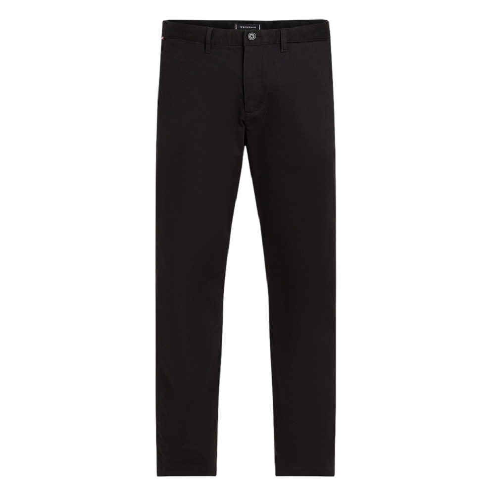 TOMMY HILFIGER</br>Ανδρικό Παντελόνι Μαύρο Harlem Satin Chino Relaxed Tapered MW0MW36708-BDS Tommy Hilfiger TOMMY HILFIGER</br>Ανδρικό Παντελόνι Μαύρο Harlem Satin Chino Relaxed Tapered MW0MW36708-BDS Tommy Hilfiger