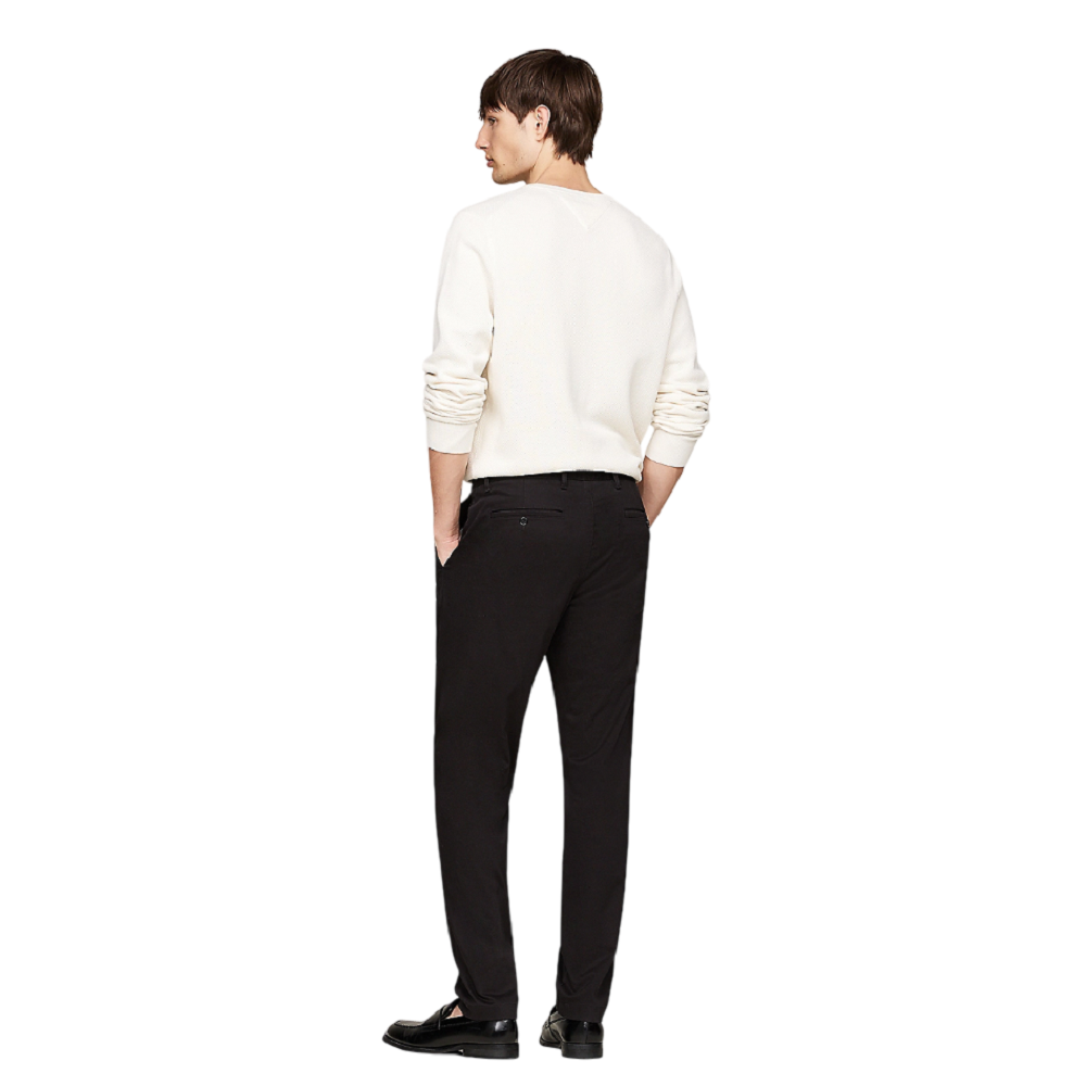 TOMMY HILFIGER</br>Ανδρικό Παντελόνι Μαύρο Harlem Satin Chino Relaxed Tapered MW0MW36708-BDS Tommy Hilfiger TOMMY HILFIGER</br>Ανδρικό Παντελόνι Μαύρο Harlem Satin Chino Relaxed Tapered MW0MW36708-BDS Tommy Hilfiger