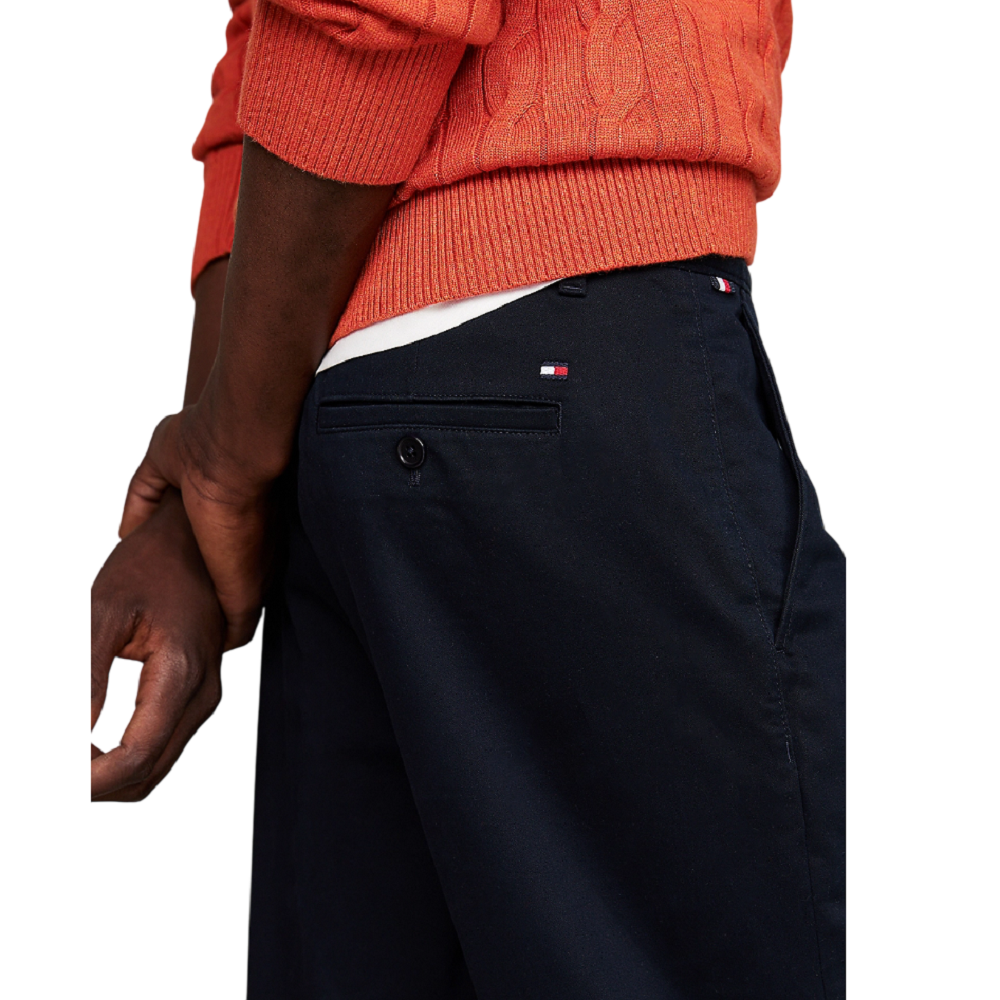 TOMMY HILFIGER</br>Ανδρικό Παντελόνι Μπλε Harlem Satin Chino Relaxed Tapered MW0MW36708-DW5 Tommy Hilfiger TOMMY HILFIGER</br>Ανδρικό Παντελόνι Μπλε Harlem Satin Chino Relaxed Tapered MW0MW36708-DW5 Tommy Hilfiger