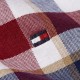 TOMMY HILFIGER</br>Ανδρικό Πουκάμισο Oxford Μπορντώ/Multi Καρό Regular MW0MW36818-0QJ Tommy Hilfiger