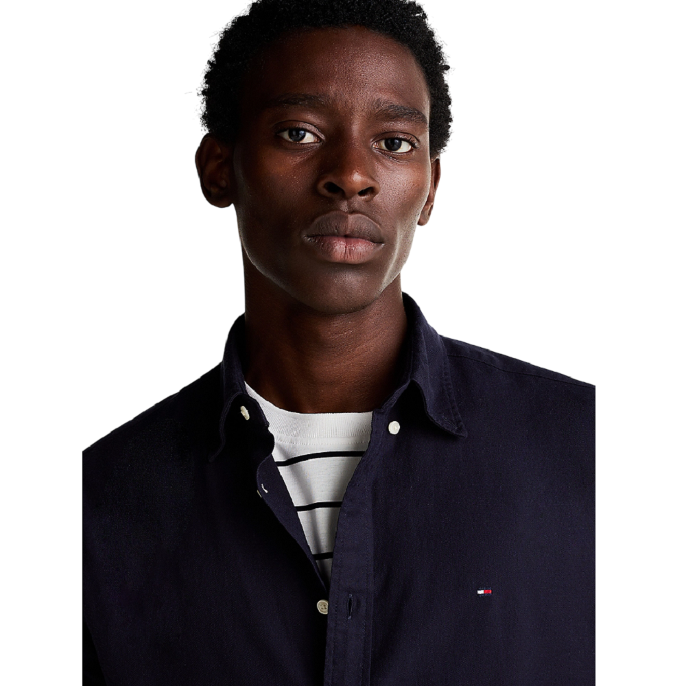 TOMMY HILFIGER</br>Ανδρικό Πουκάμισο Μπλε Flannel THFlex Regular MW0MW36824-DW5 Tommy Hilfiger