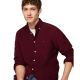 TOMMY HILFIGER</br>Ανδρικό Πουκάμισο Μπορντώ Κοτλέ Regular MW0MW36847-VLP Tommy Hilfiger TOMMY HILFIGER</br>Ανδρικό Πουκάμισο Μπορντώ Κοτλέ Regular MW0MW36847-VLP Tommy Hilfiger