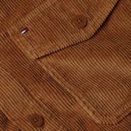 Ανδρικό Πουκάμισο Κάμελ Κοτλέ Overshirt Relaxed MW0MW36855-GWP Tommy Hilfiger