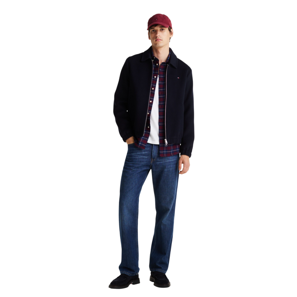 TOMMY HILFIGER</br>Ανδρικό Πουκάμισο Μπορντώ/Μπλε Καρό Flannel Regular MW0MW37207-0QJ Tommy Hilfiger TOMMY HILFIGER</br>Ανδρικό Πουκάμισο Μπορντώ/Μπλε Καρό Flannel Regular MW0MW37207-0QJ Tommy Hilfiger