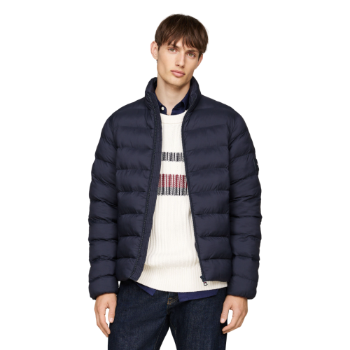 Ανδρικό Μπουφάν Αδιάβροχο Μπλε MW0MW37259-DW5 Tommy Hilfiger