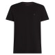 TOMMY HILFIGER</br>Ανδρικό T-shirt Μαύρο Essential Regular Fit MW0MW37267-BDS Tommy Hilfiger TOMMY HILFIGER</br>Ανδρικό T-shirt Μαύρο Essential Regular Fit MW0MW37267-BDS Tommy Hilfiger