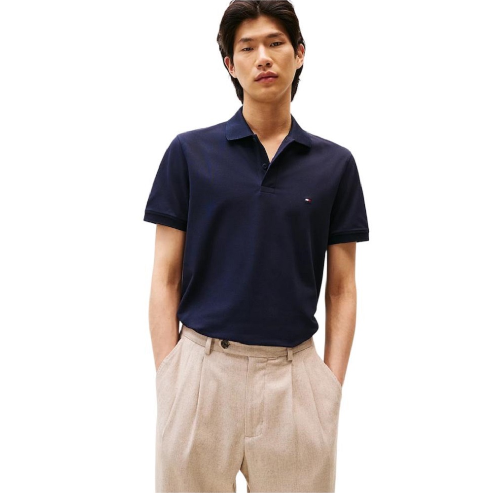 TOMMY HILFIGER</br>Tommy Hilfiger Performance Pique Short Sleeve Polo Regular MW0MW37309-DW5 Ανδρικό Polo T-shirt Μπλε TOMMY HILFIGER</br>Tommy Hilfiger Performance Pique Short Sleeve Polo Regular MW0MW37309-DW5 Ανδρικό Polo T-shirt Μπλε