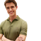 TOMMY HILFIGER</br>Tommy Hilfiger Performance Pique Short Sleeve Polo Regular MW0MW37309-MSX Ανδρικό Polo T-shirt Χακί TOMMY HILFIGER</br>Tommy Hilfiger Performance Pique Short Sleeve Polo Regular MW0MW37309-MSX Ανδρικό Polo T-shirt Χακί
