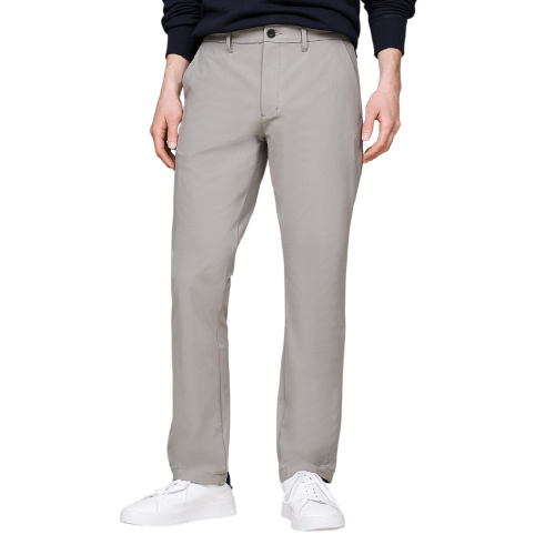 Ανδρικό Παντελόνι Γκρι Denton THPerformance Knit Chino Straight MW0MW37350-PR2 Tommy Hilfiger